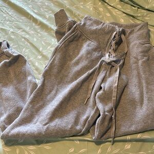 Victoria Secret Lace Up Sweat Pants